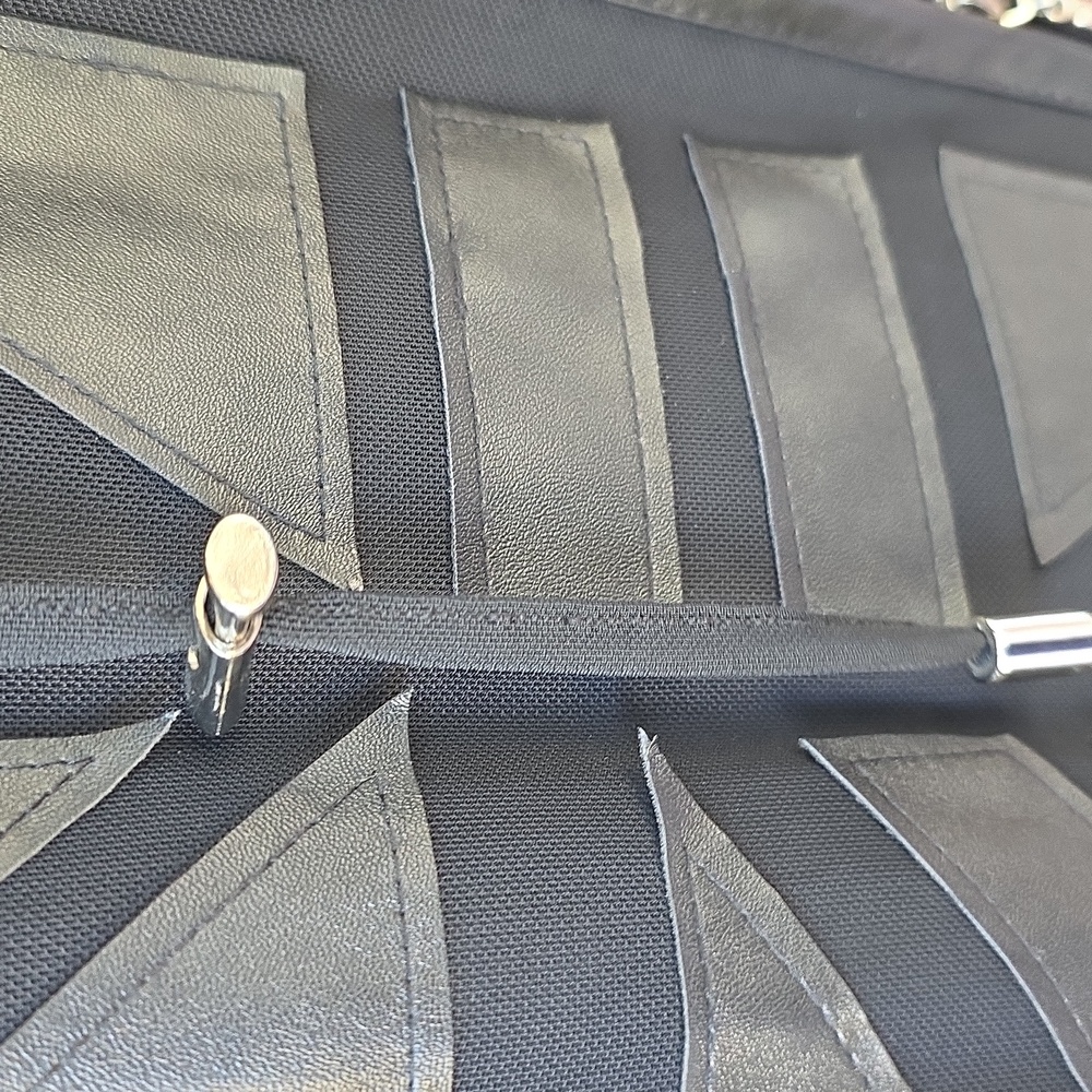 Just B Black Geometric Patterned Jacket - image 7